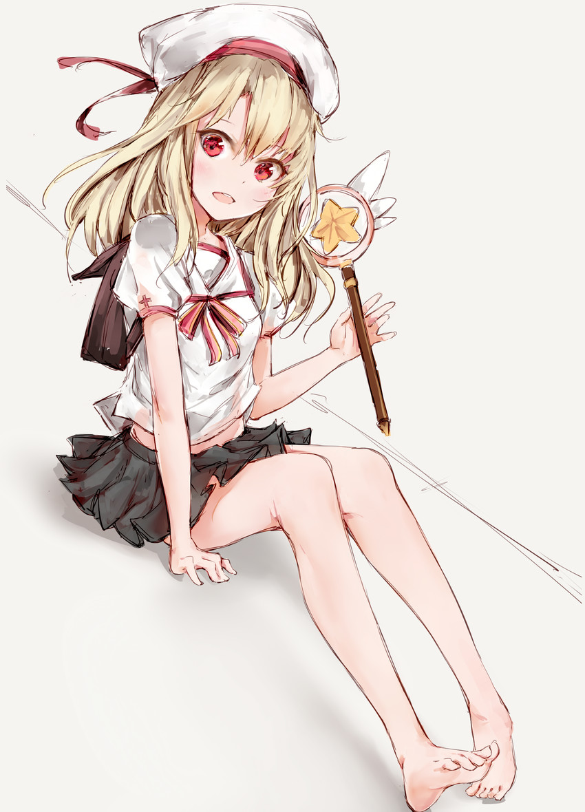 illyasviel von einzbern and magical ruby (fate and 1 more) drawn by silver_(chenwen)