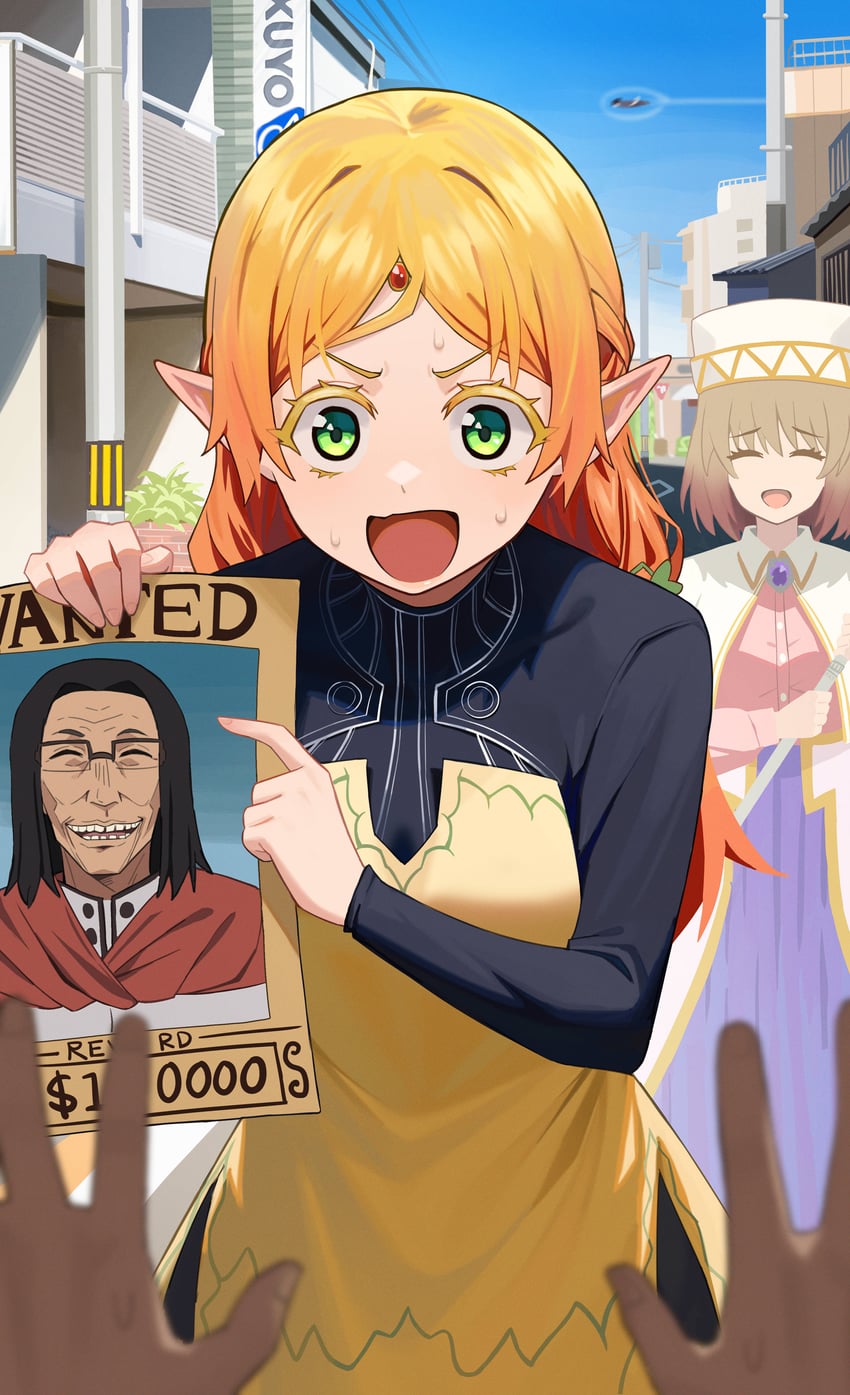 sui, shibazaki yousuke, and alicia edelcia (isekai ojisan) drawn by fatzhai