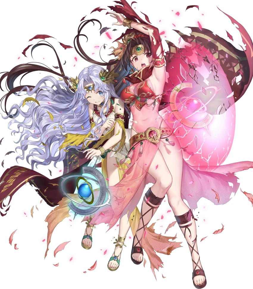linde and sara (fire emblem and 3 more) drawn by kousei_horiguchi