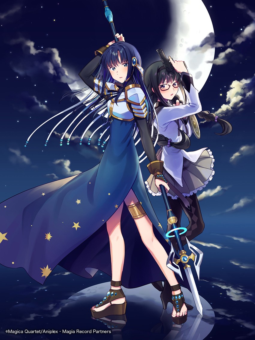 akemi homura and nanami yachiyo (mahou shoujo madoka magica and 2 more) drawn by fuji_fujino