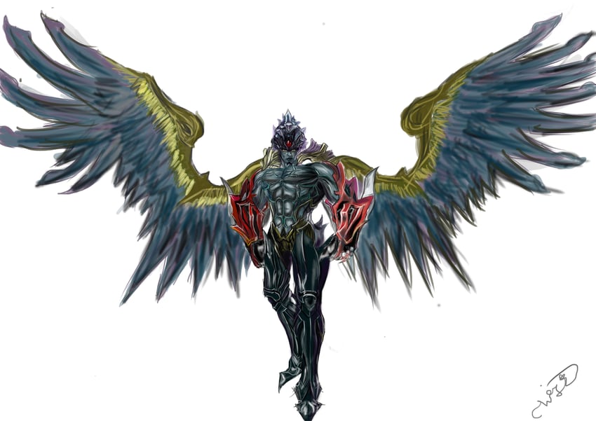 kazama jin and devil jin (tekken and 1 more) drawn by fhdhxhchd