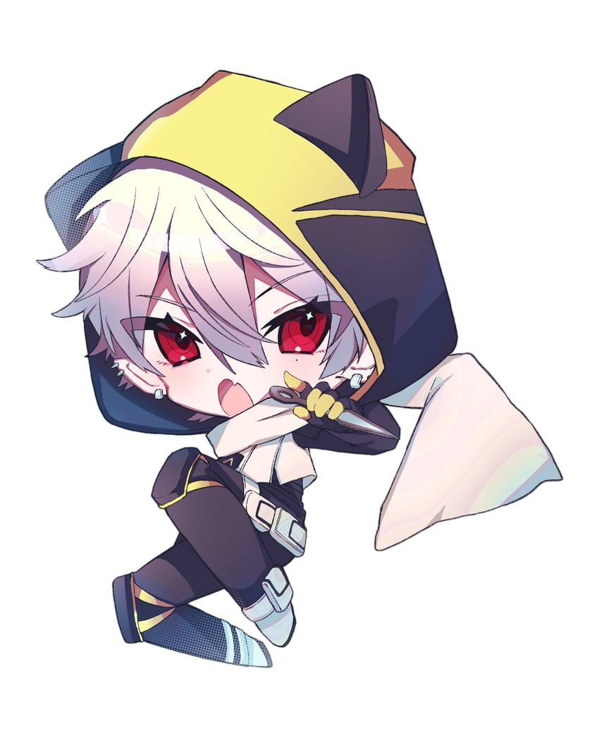 wraith, kuzuha, and void prowler wraith (nijisanji and 1 more) drawn by kom0980