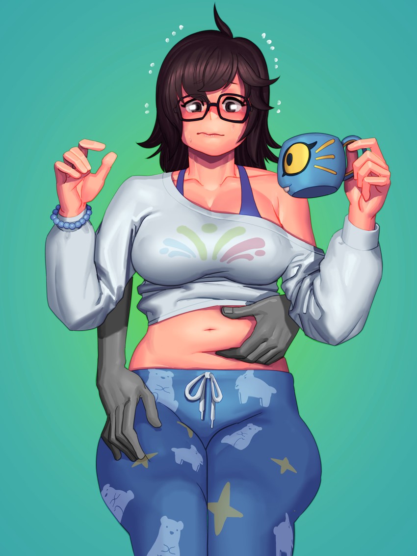 mei and pajamei (overwatch and 1 more) drawn by lyoung0j
