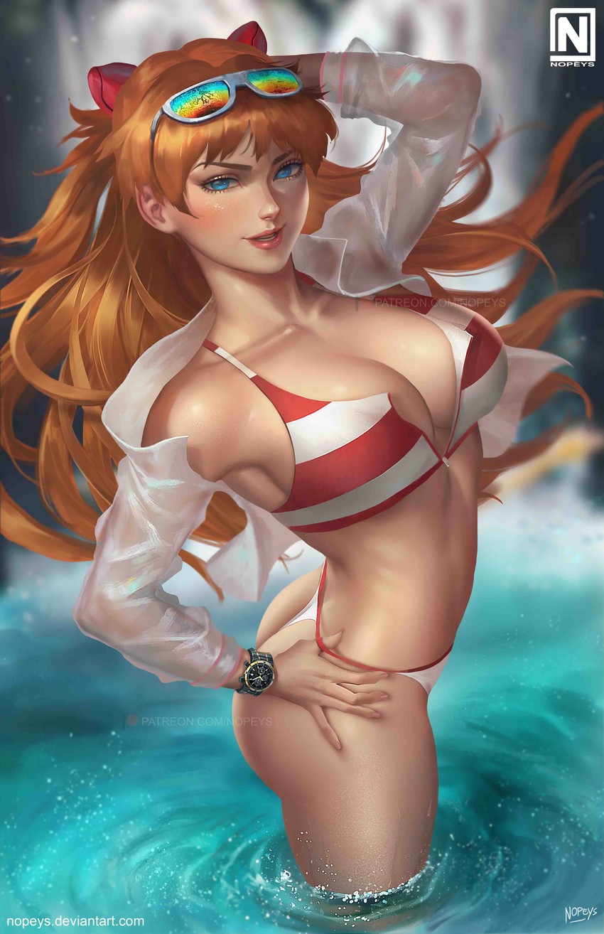souryuu asuka langley (neon genesis evangelion) drawn by nopeys