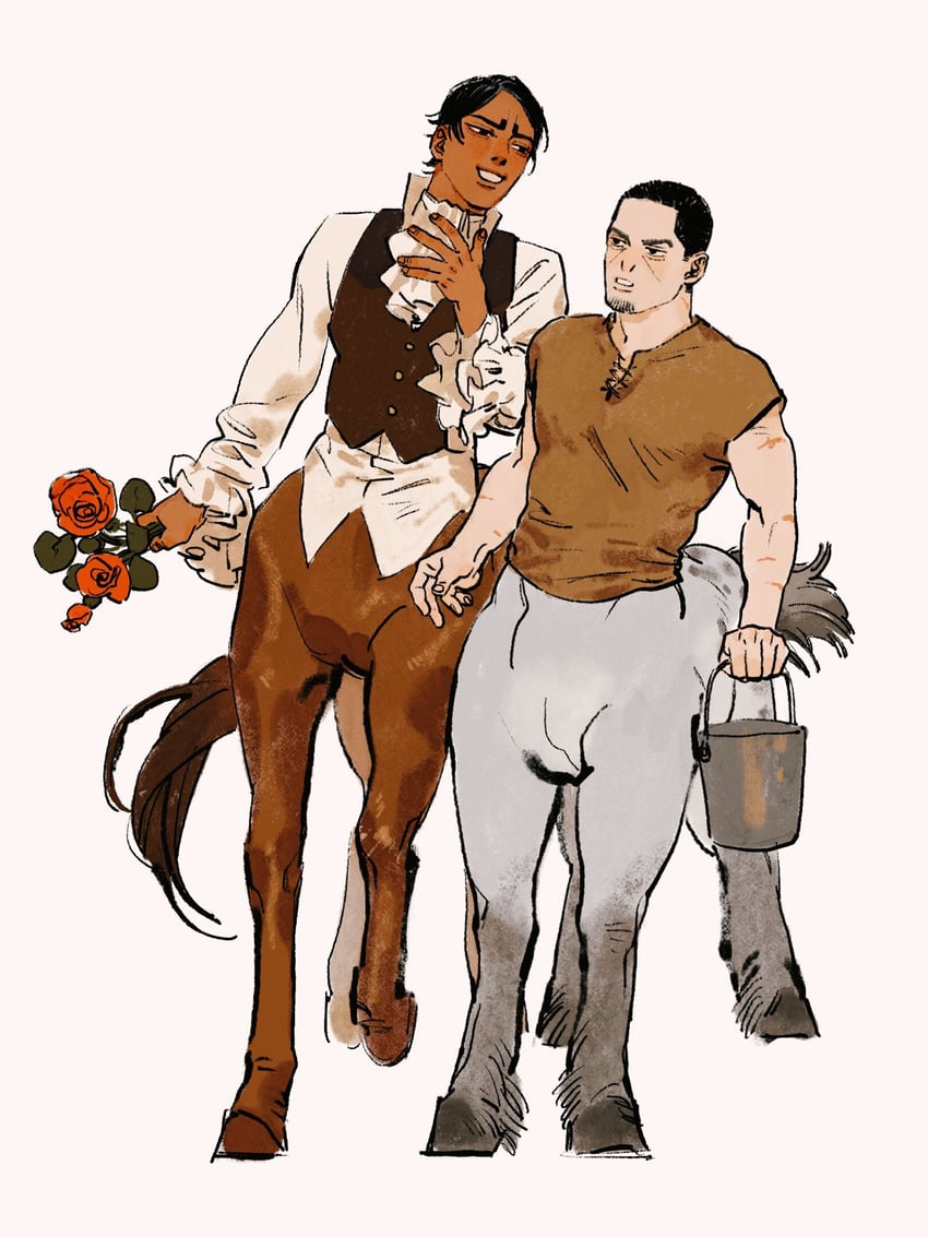 tsukishima hajime and koito otonoshin (golden kamuy) drawn by chengongzi123