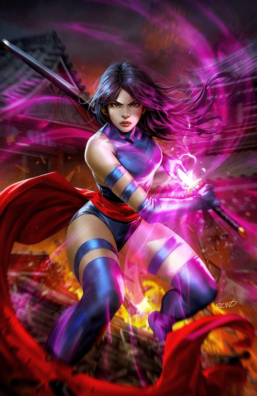 psylocke (marvel and 1 more) drawn by dcwj