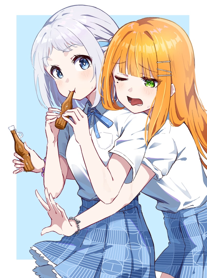 katsuragi lilja and shiun sumika (idolmaster and 1 more) drawn by hyoe_(hachiechi)