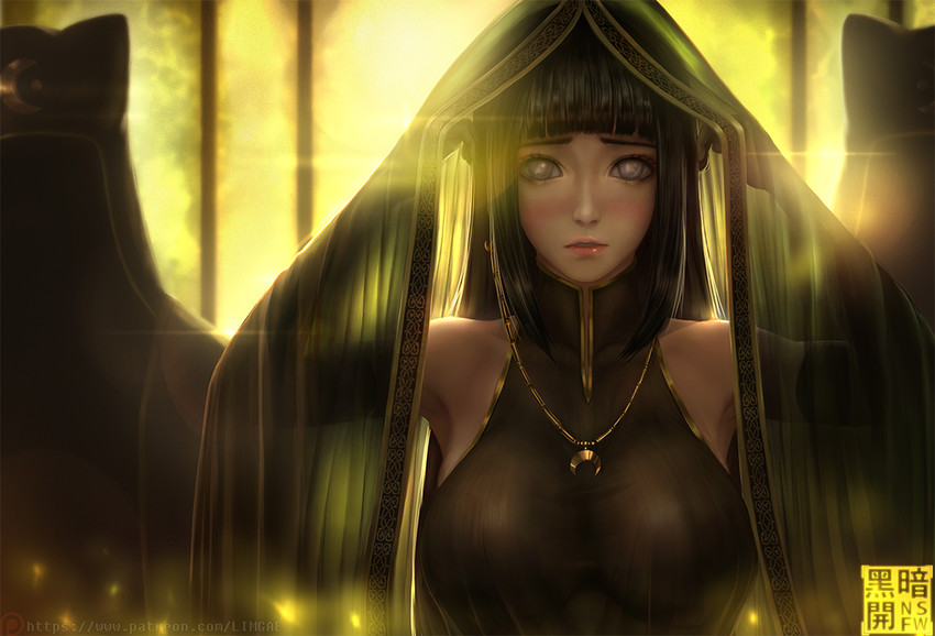 hyuuga hinata (naruto and 1 more) drawn by limgae