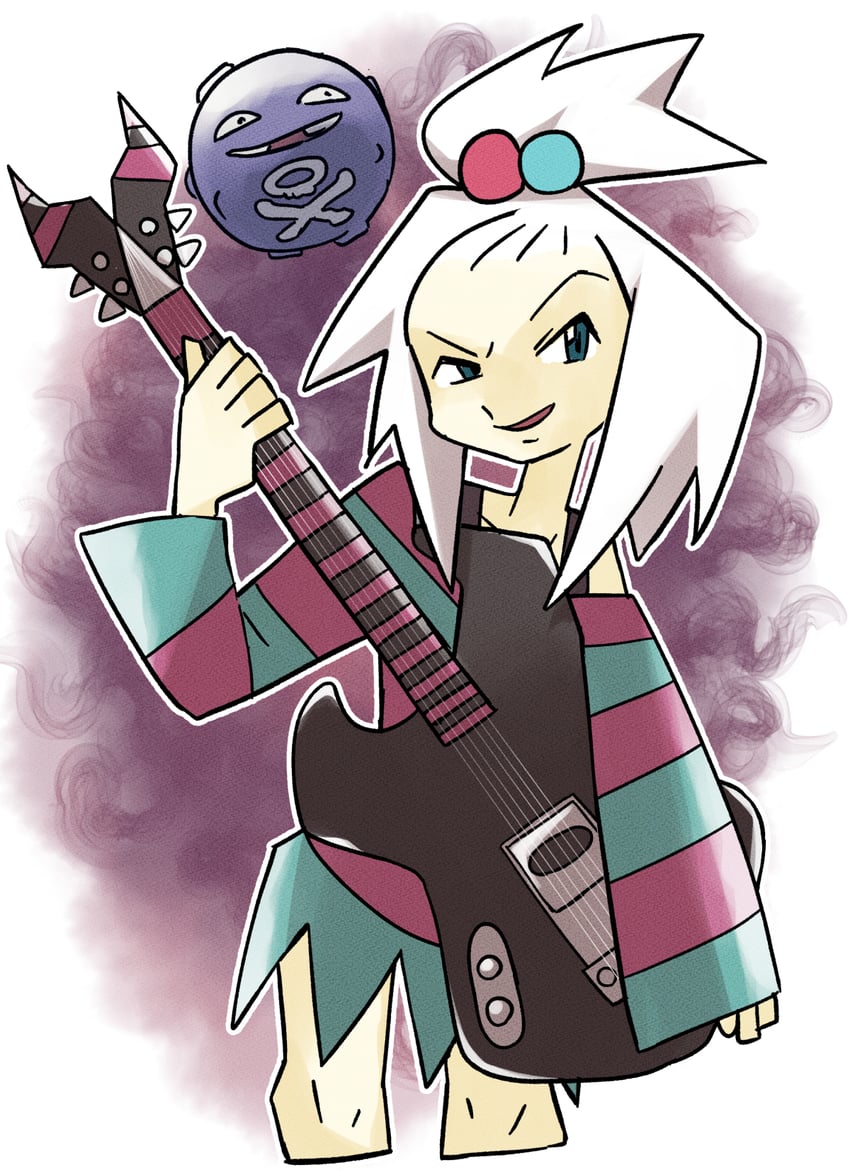 roxie and koffing (pokemon and 1 more) drawn by magu_oka