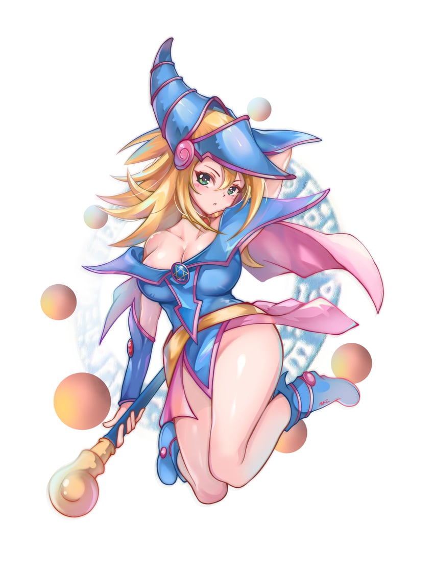 dark magician girl (yu-gi-oh!) drawn by mk.sweet