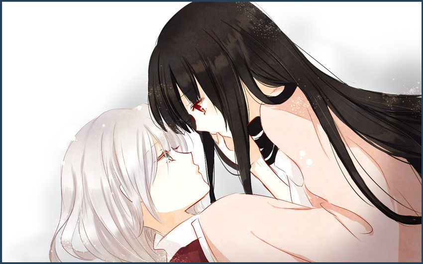 houraisan kaguya and yagokoro eirin (touhou) drawn by sui_(camellia)