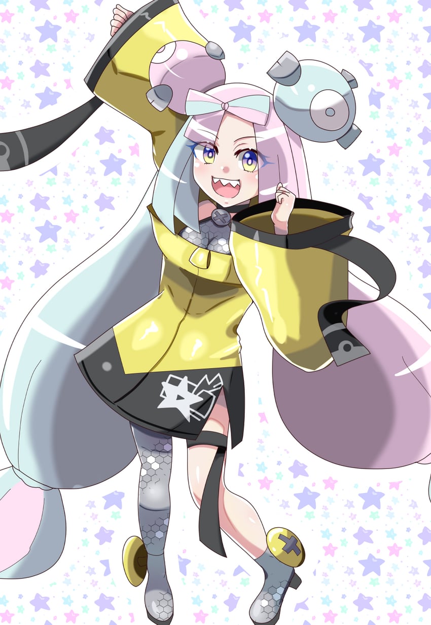 iono and magnemite (pokemon and 1 more) drawn by igarashi_gozo
