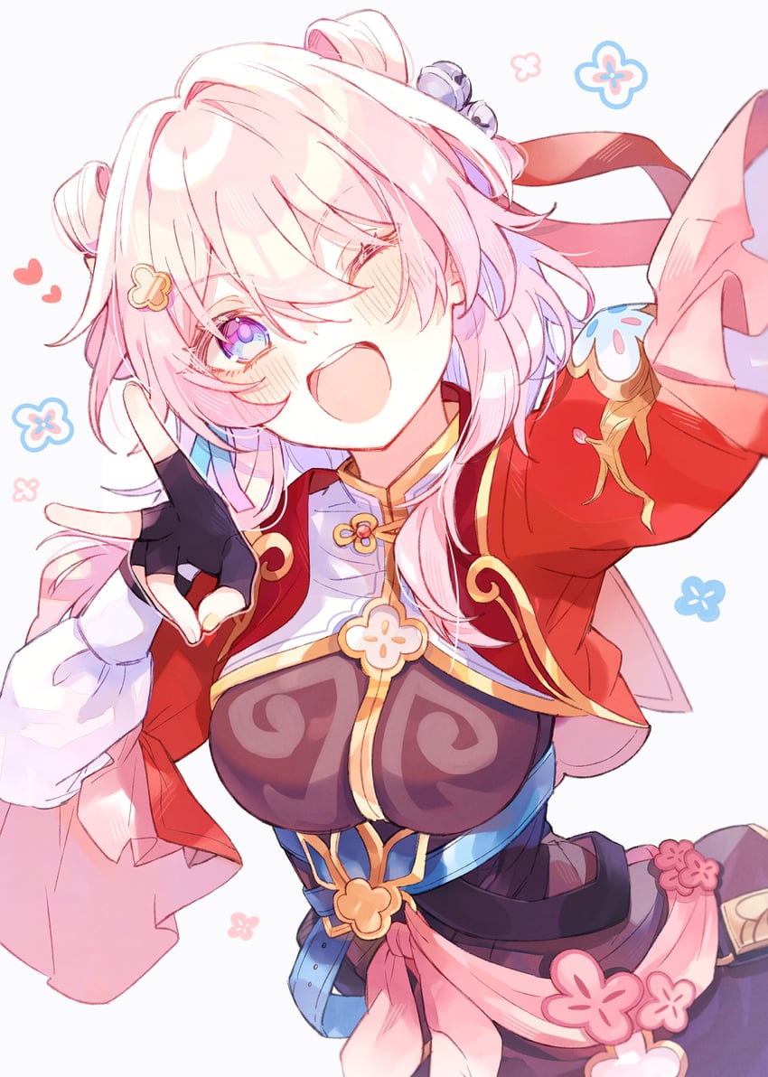 march 7th (honkai and 1 more) drawn by 247_(nsn_na7)