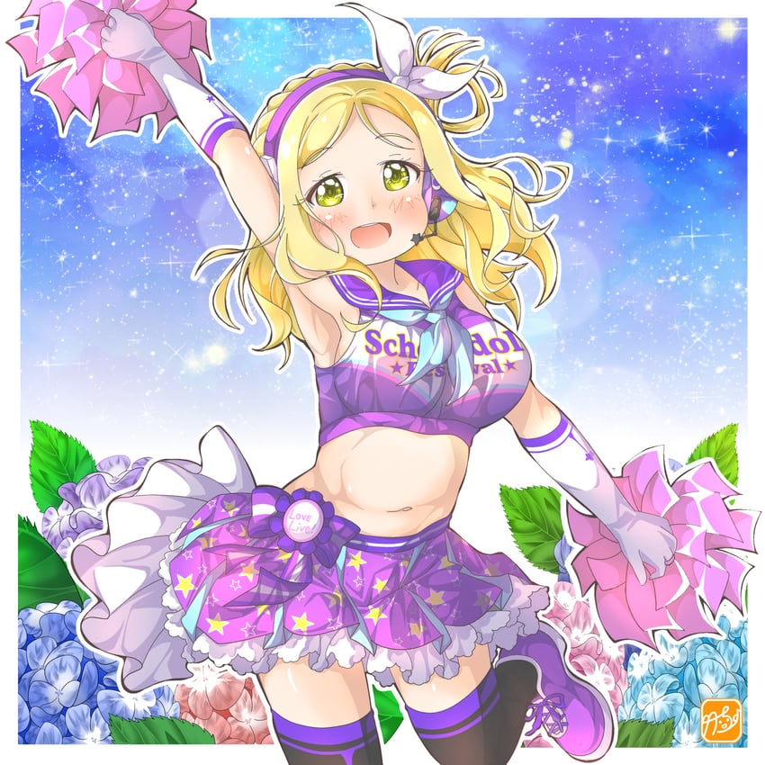 ohara mari (love live! and 2 more) drawn by takecho