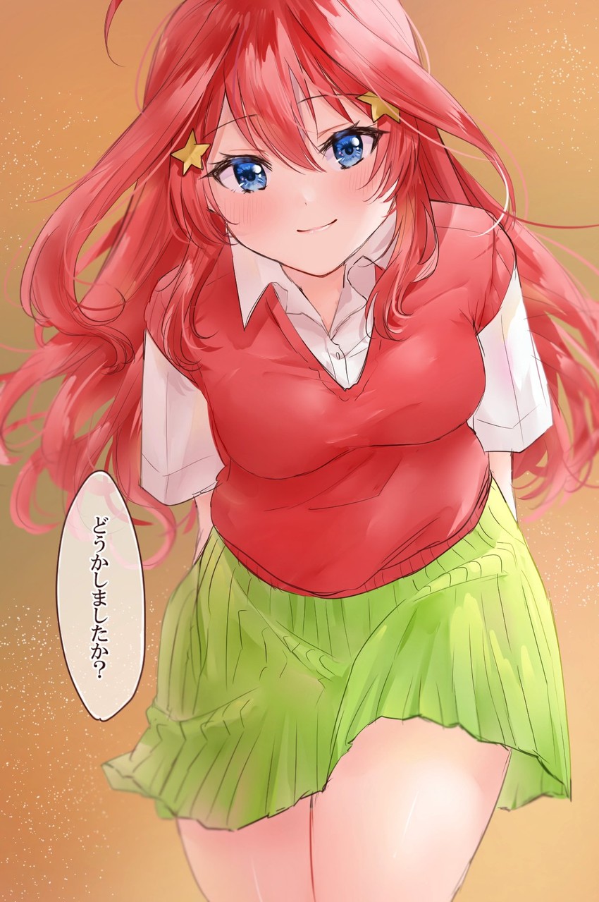 nakano itsuki (go-toubun no hanayome) drawn by chigusa_minori