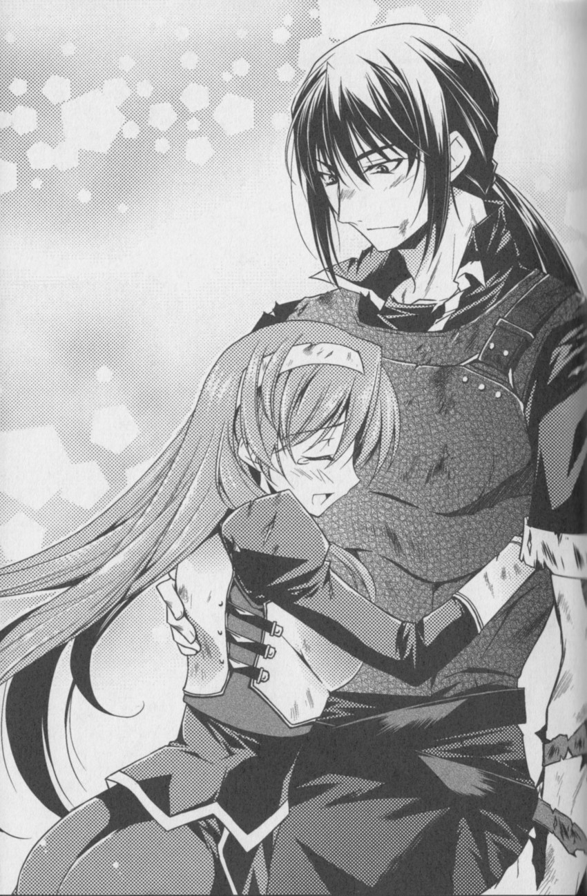 sasha and baltuetas (sen no maken to tate no otome) drawn by asio_(asiogimuto)