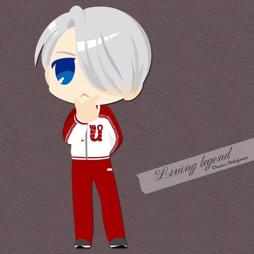 viktor nikiforov (yuri!!! on ice) drawn by kaorin_minogue