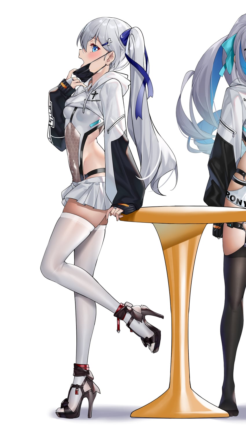 bronya zaychik and theresa apocalypse (honkai and 1 more) drawn by yiduan_zhu