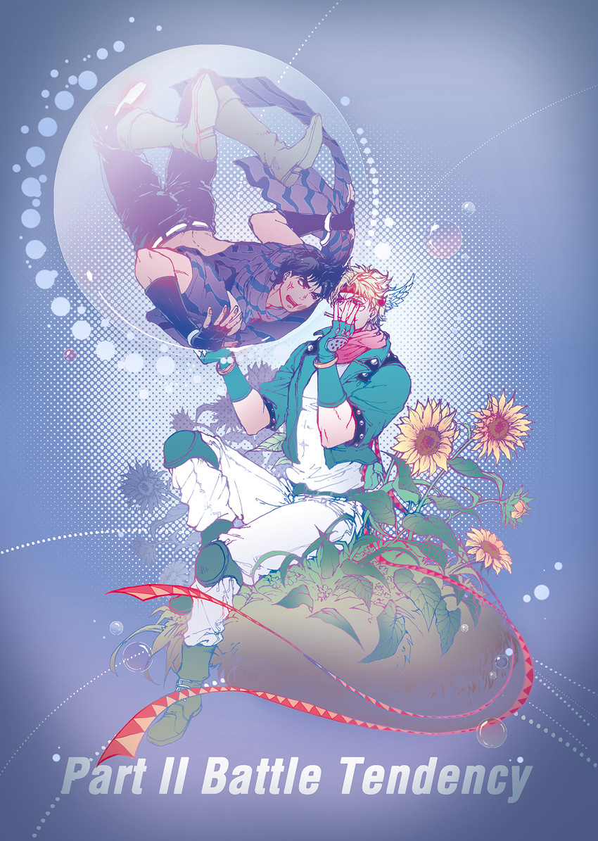 joseph joestar and caesar anthonio zeppeli (jojo no kimyou na bouken and 1 more) drawn by chimoon