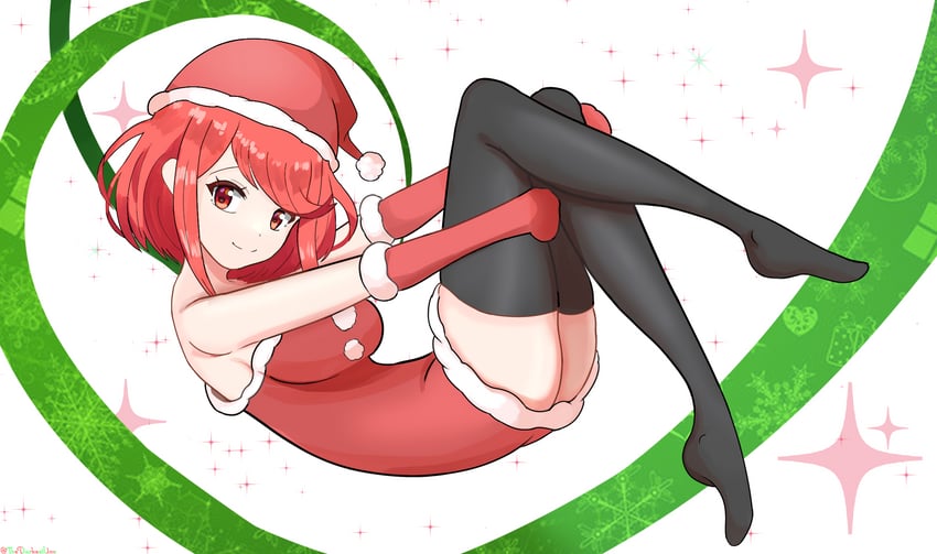 pyra (xenoblade chronicles and 1 more) drawn by thedarkestuno