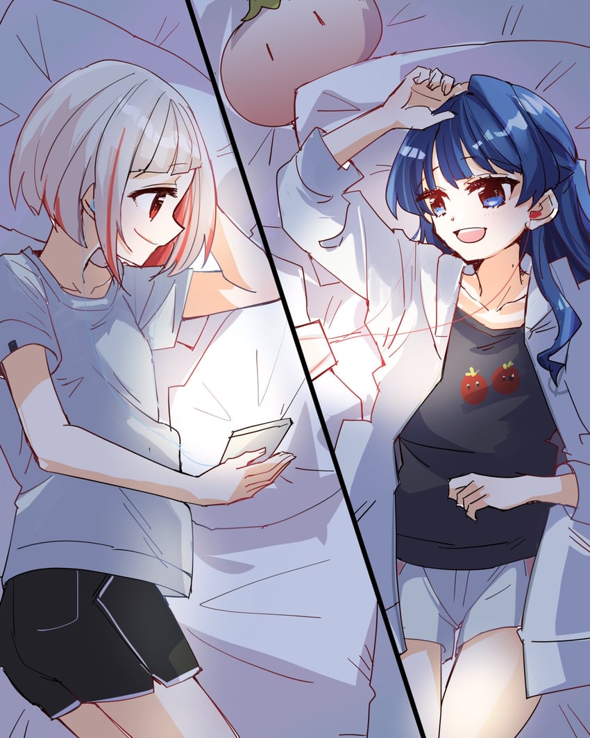 murano sayaka and yugiri tsuzuri (love live! and 1 more) drawn by kanduki_kamibukuro
