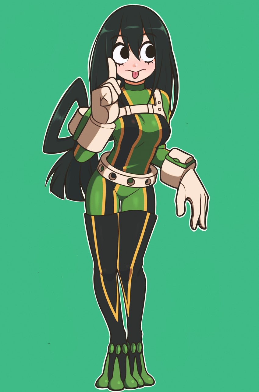 asui tsuyu (boku no hero academia) drawn by jeff_miga