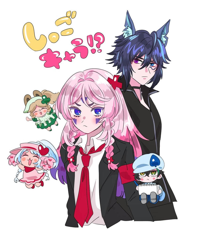 citlali, mualani, kinich, hinamori amu, ororon, and 4 more (genshin impact and 1 more) drawn by cocotsuko1204