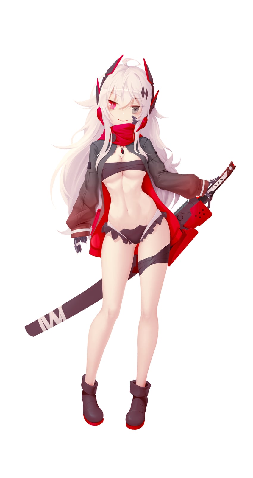 alpha, lucia: crimson abyss, and kagura nana (indie virtual youtuber and 1 more) drawn by colomar