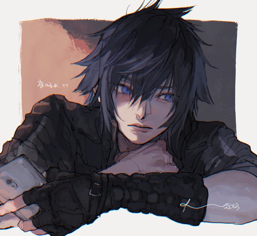 noctis lucis caelum (final fantasy and 1 more) drawn by dadadadadaist