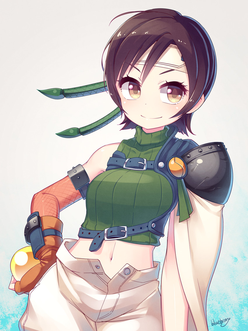 yuffie kisaragi (final fantasy and 1 more) drawn by blueberry_(5959)