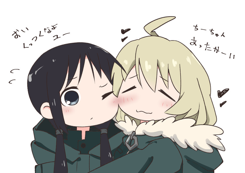 chito and yuuri (shoujo shuumatsu ryokou) drawn by loretta