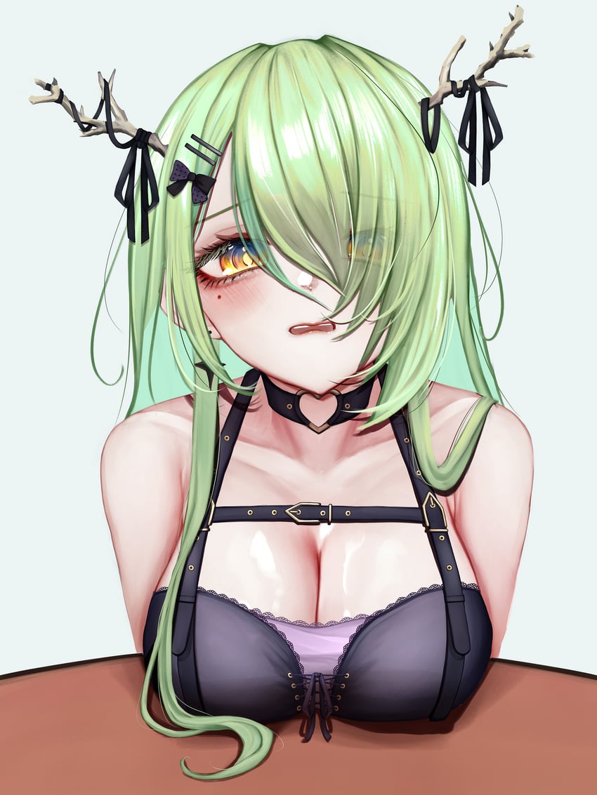 ceres fauna (hololive and 1 more) drawn by soju_ice