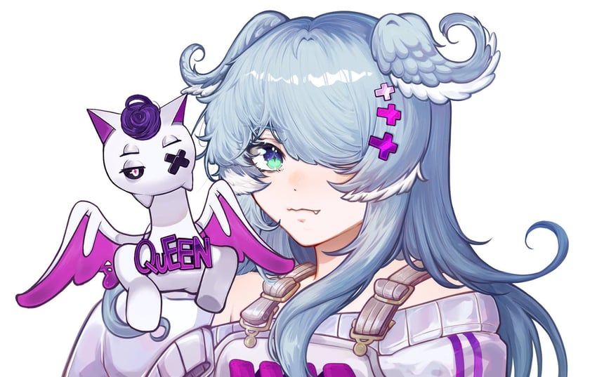 elira pendora and pikl (nijisanji and 1 more) drawn by congee_(hedgehrok)