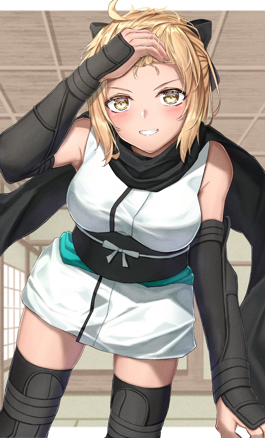 okita souji (fate and 2 more) drawn by toukan