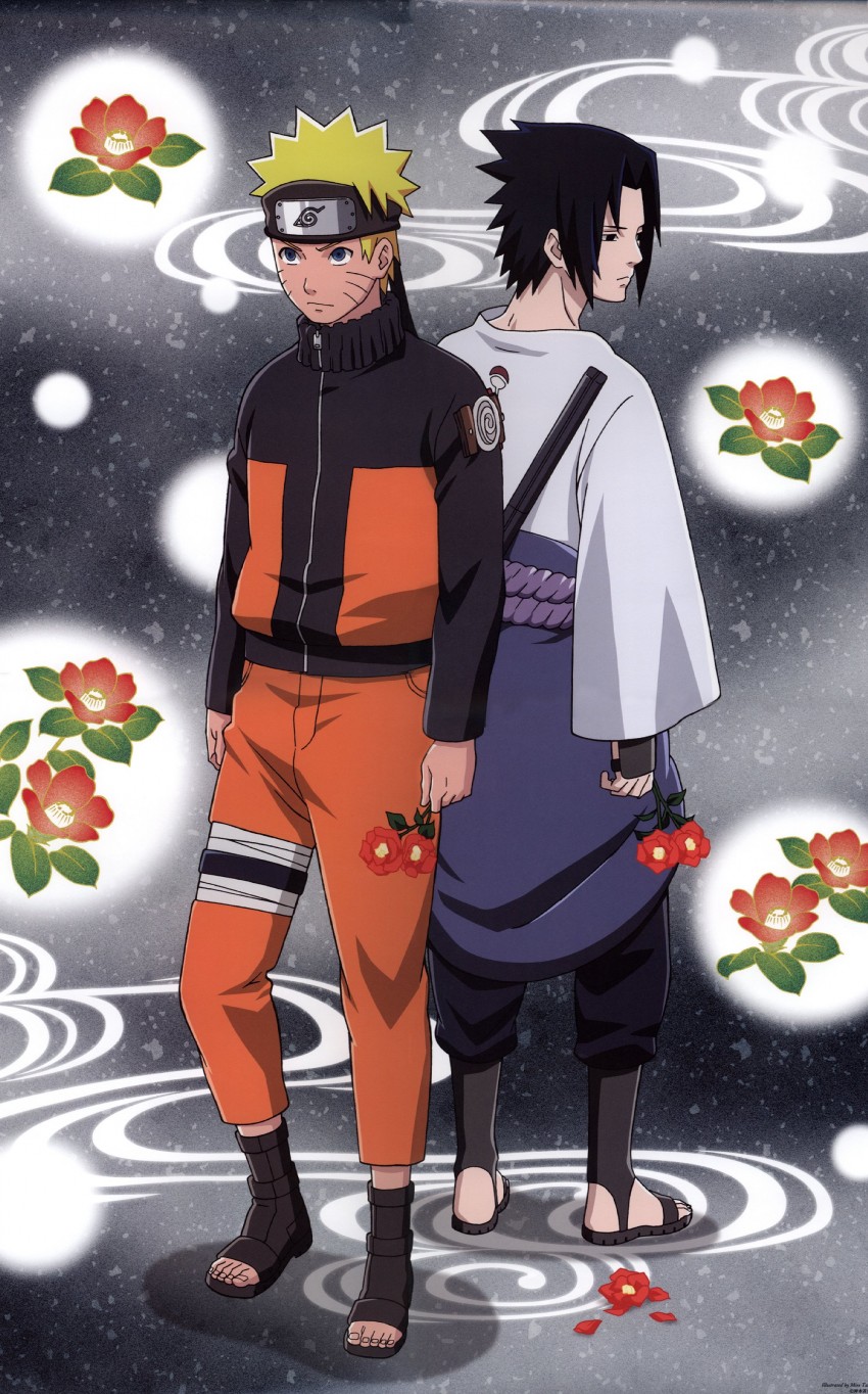 uzumaki naruto and uchiha sasuke (naruto and 1 more)