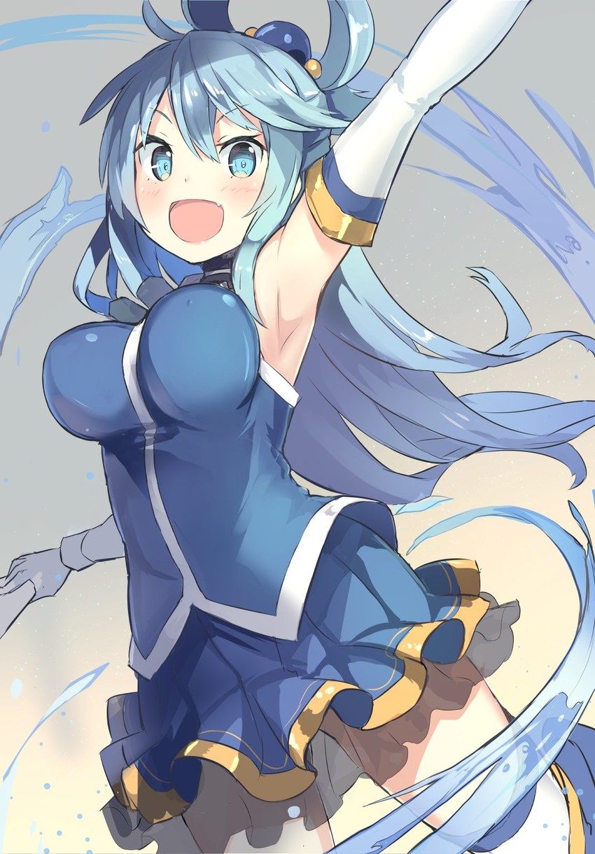 aqua (kono subarashii sekai ni shukufuku wo!) drawn by isegawa_yasutaka