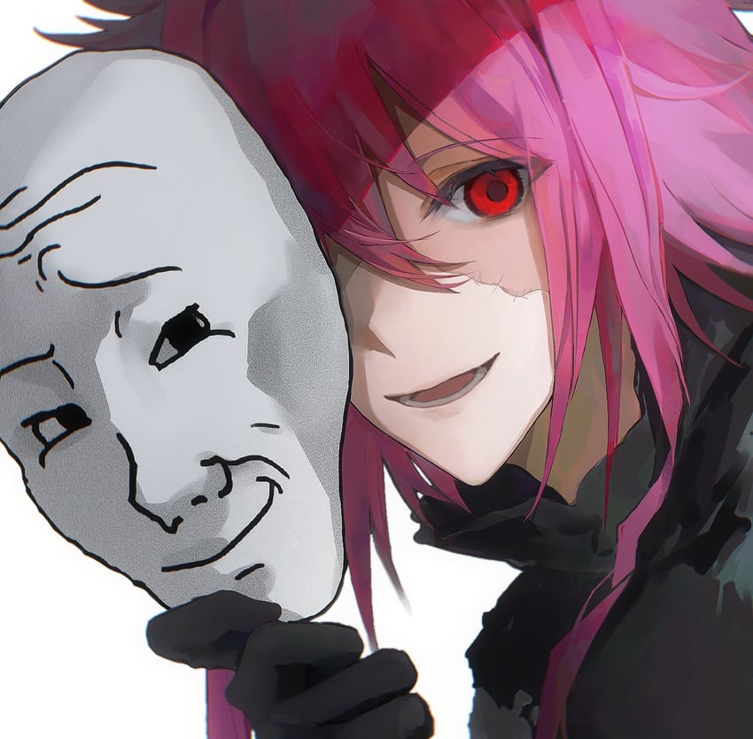 nijou ryuu and wojak (saibou shinkyoku) drawn by mocha_(mocha77122)