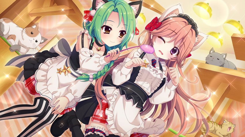 haeno akari and shirokita kuroha (re:stage!) drawn by izumi_tsubasu