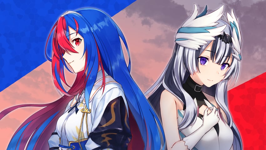 female alear and veyle (fire emblem and 1 more) drawn by emoemon