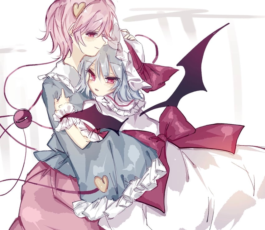 remilia scarlet and komeiji satori (touhou) drawn by sorani_(kaeru0768)