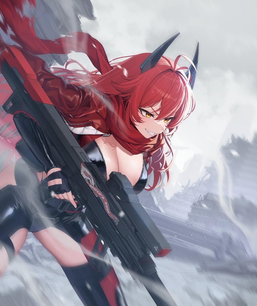 red hood (goddess of victory: nikke) drawn by kam-ja