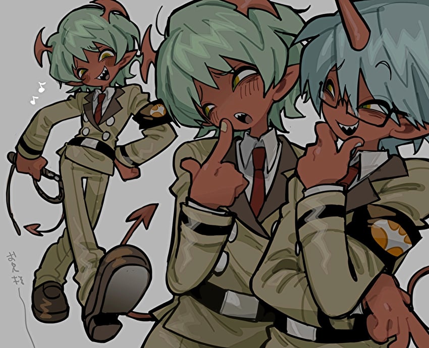kneesocks and scanty (panty & stocking with garterbelt) drawn by tonkatsu184