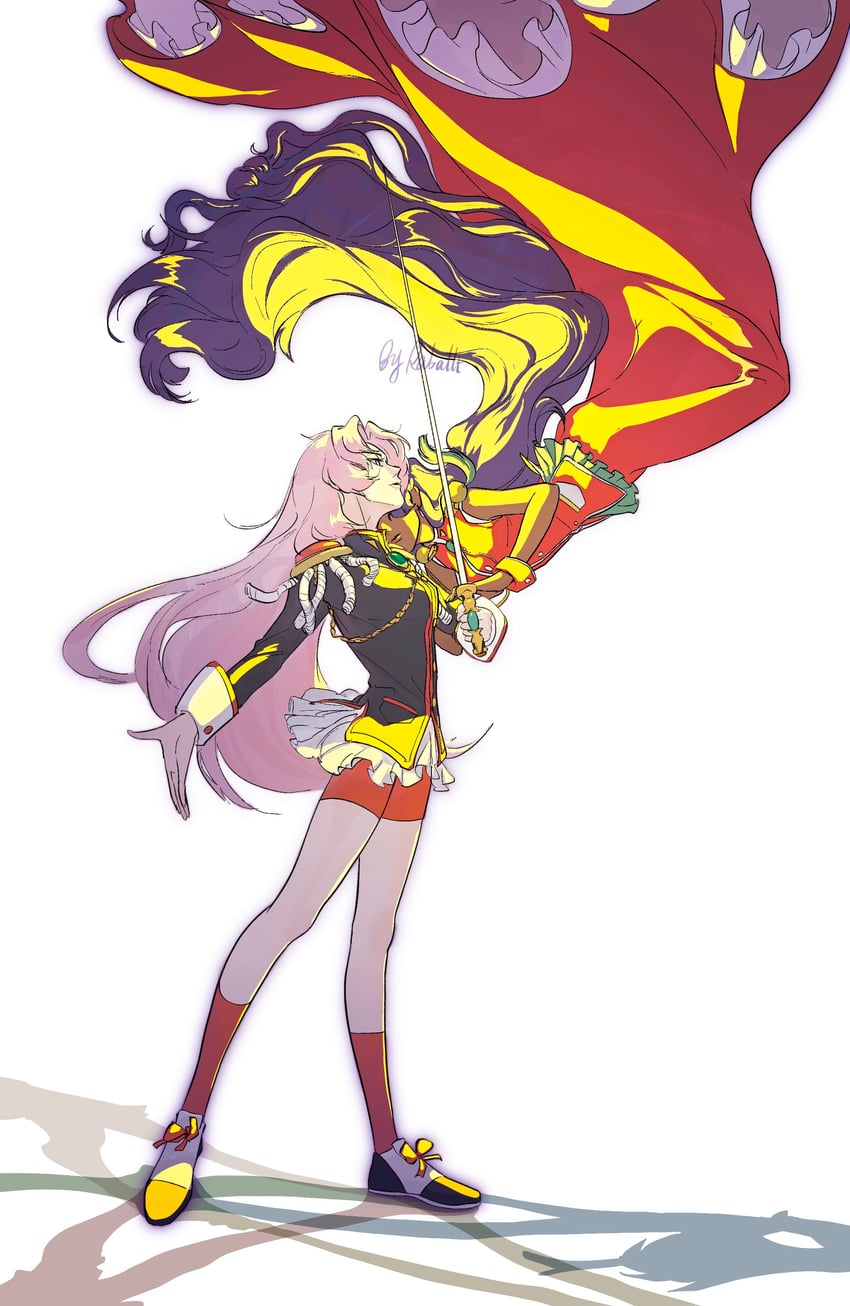 tenjou utena and himemiya anthy (shoujo kakumei utena) drawn by africanraballt