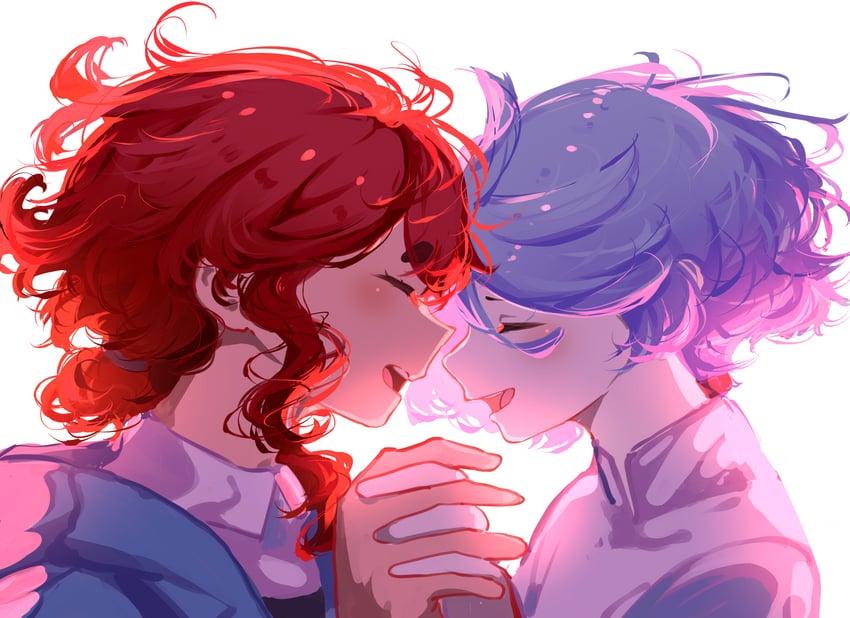 suletta mercury and miorine rembran (gundam and 1 more) drawn by raven_mido