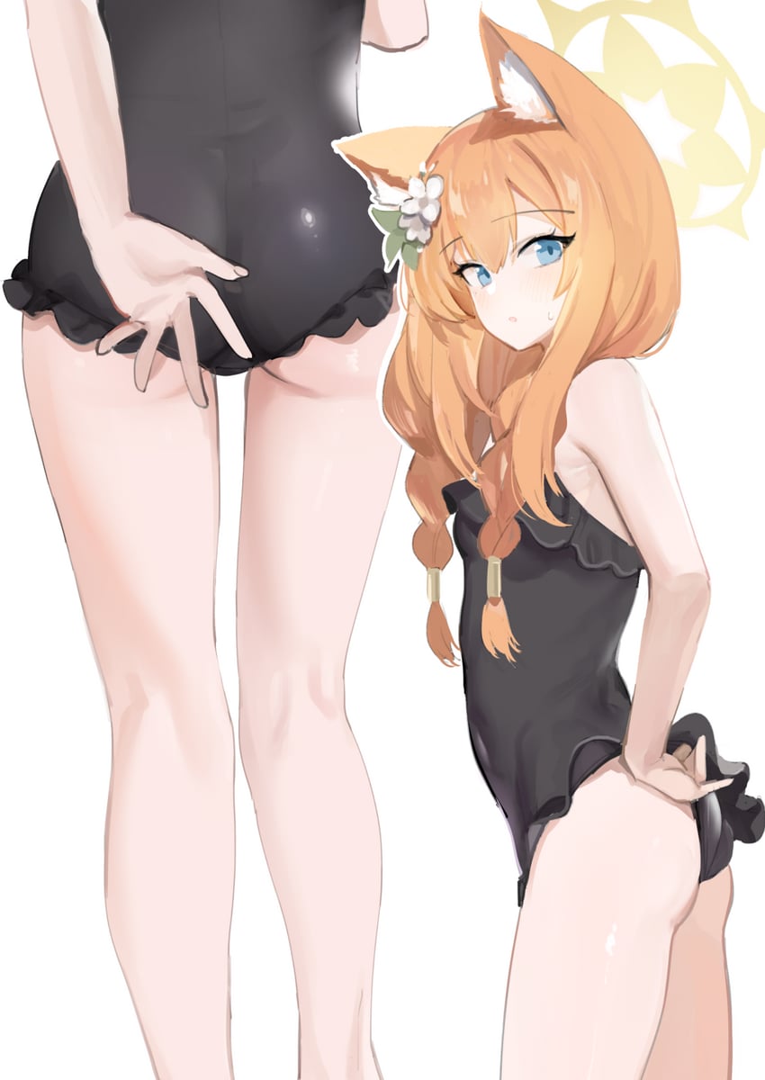 mari (blue archive) drawn by djheycha