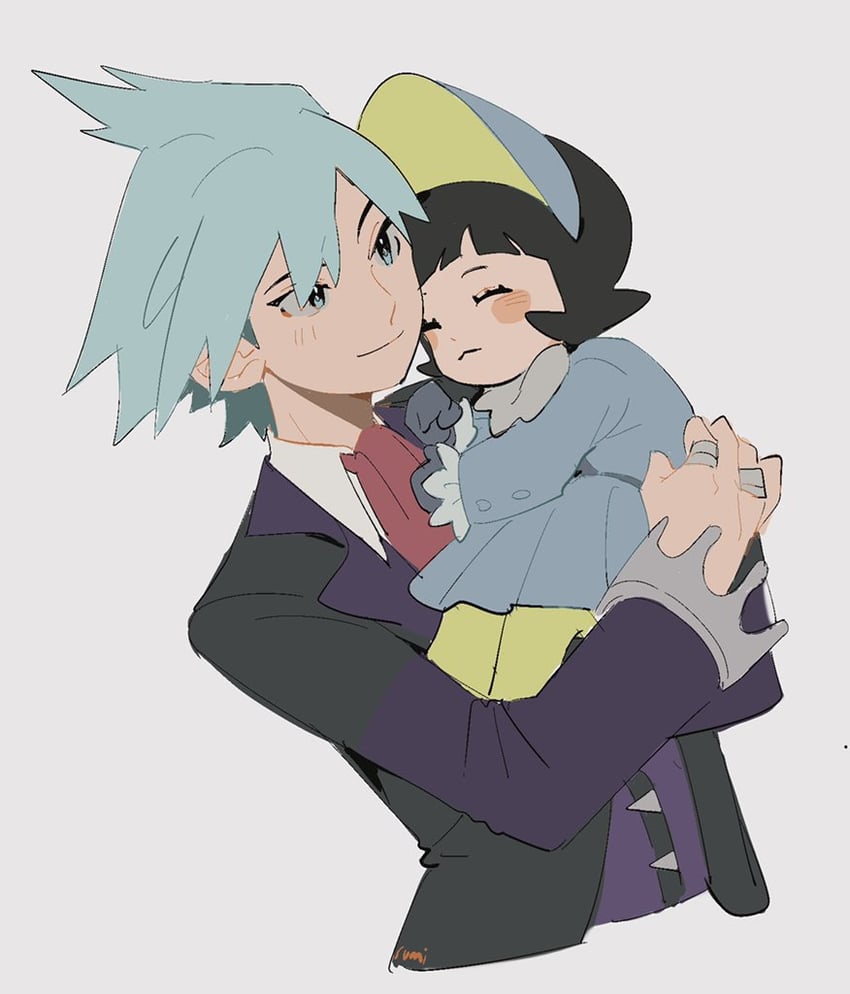 steven stone and poppy (pokemon and 2 more) drawn by mei_(manjunii)