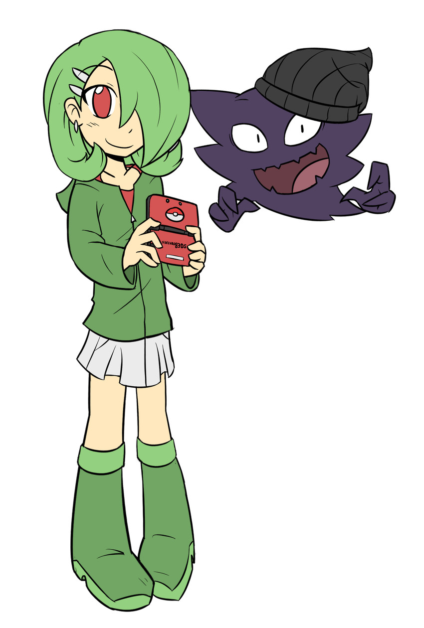 gardevoir, haunter, and airalin (pokemon) drawn by rakkuguy
