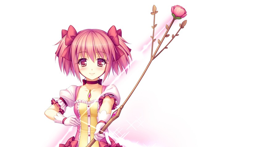 kaname madoka (mahou shoujo madoka magica) drawn by sayori_(neko_works)