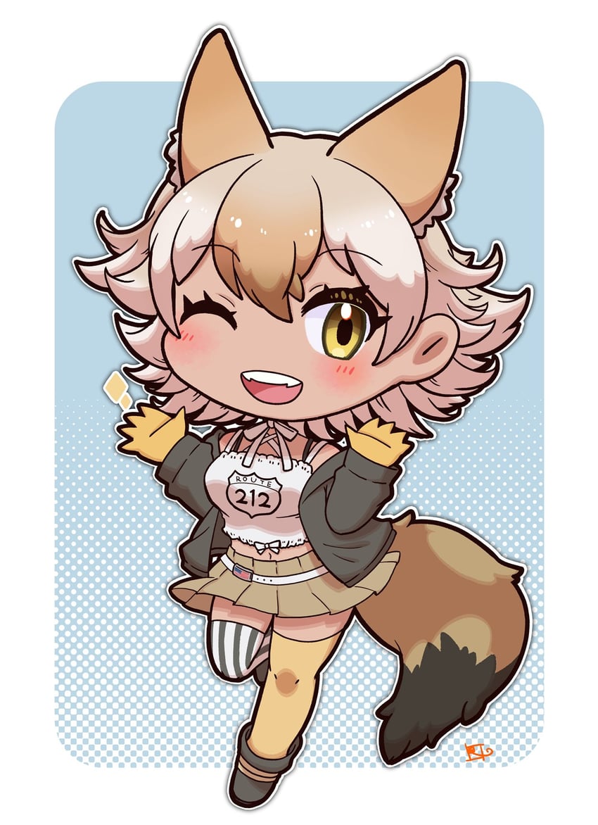 coyote (kemono friends and 1 more) drawn by mugise_hitsuji