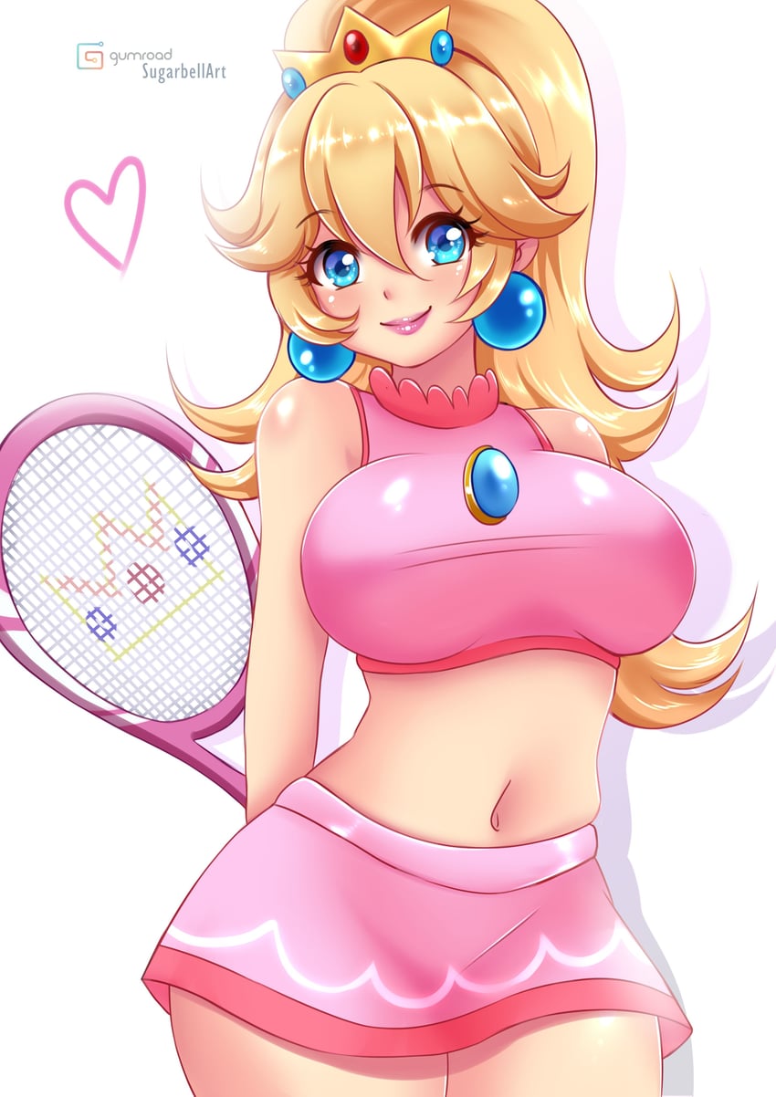 princess peach (mario and 1 more) drawn by sugarbell